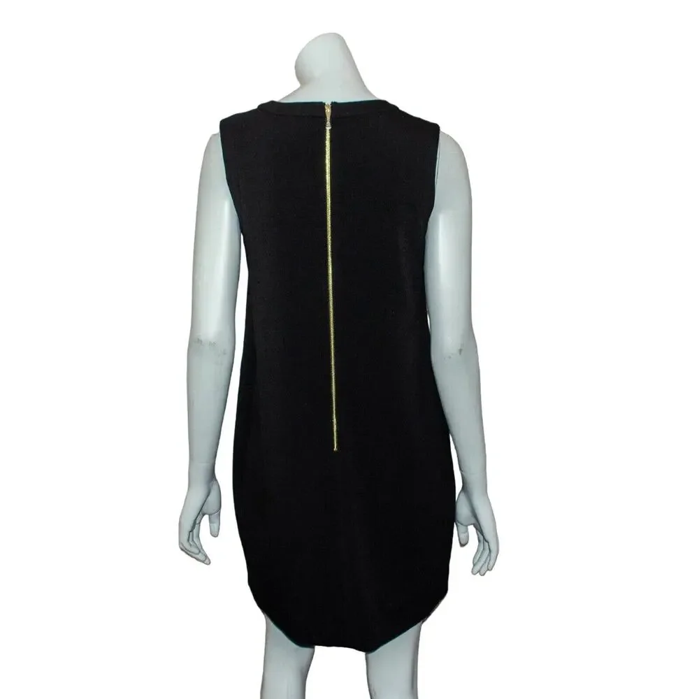 KATE SPADE Maysie Color-block Shift Dress MOD Blue Black Size 4